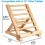Supporto per tablet RisingFF in bambù, supporto per iPhone, iPad, tablet e tutti i telefoni cellulari (formato grande) 4