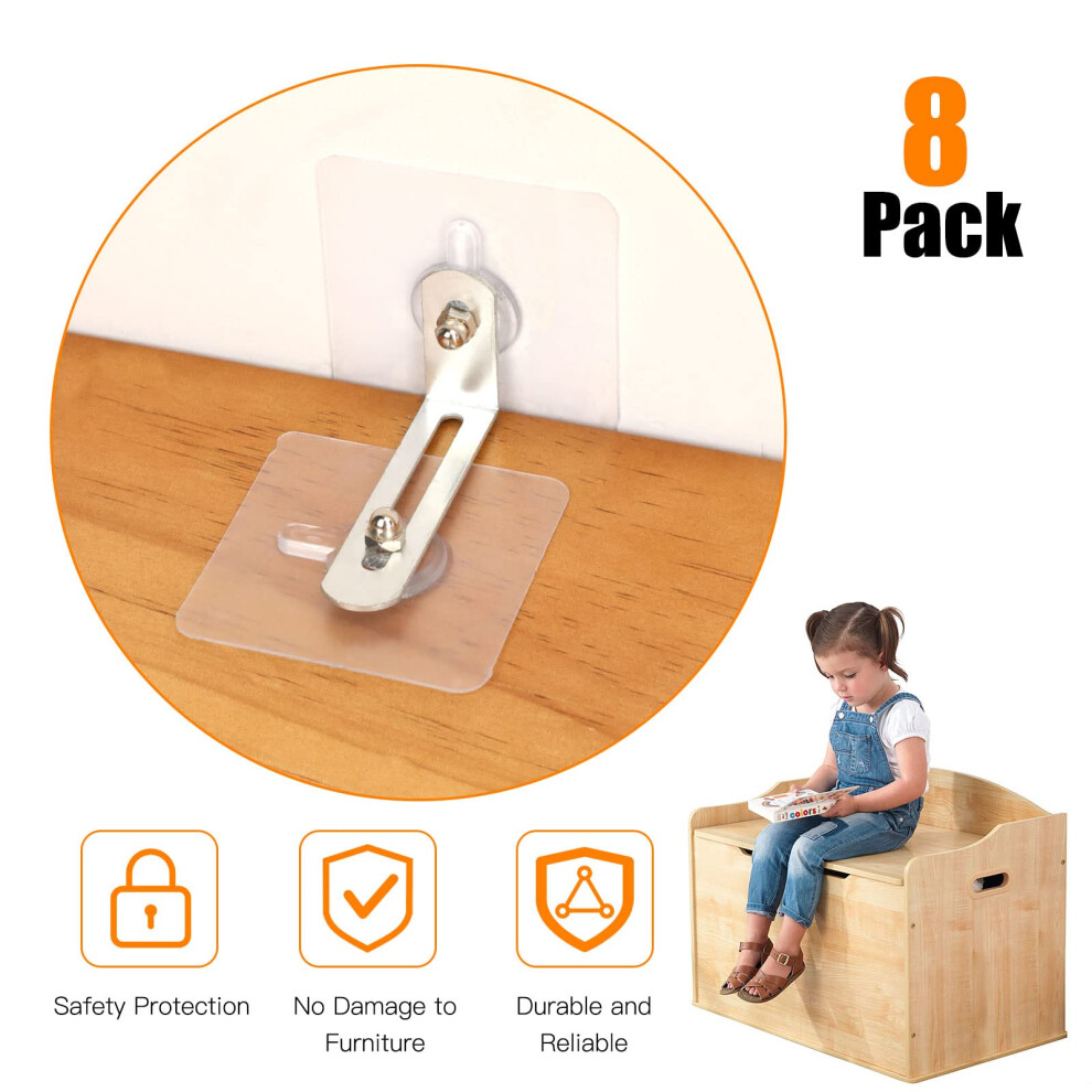 Ootsr Furniture Wall Anchors For Baby Proofing Adhesive Antitip Safety