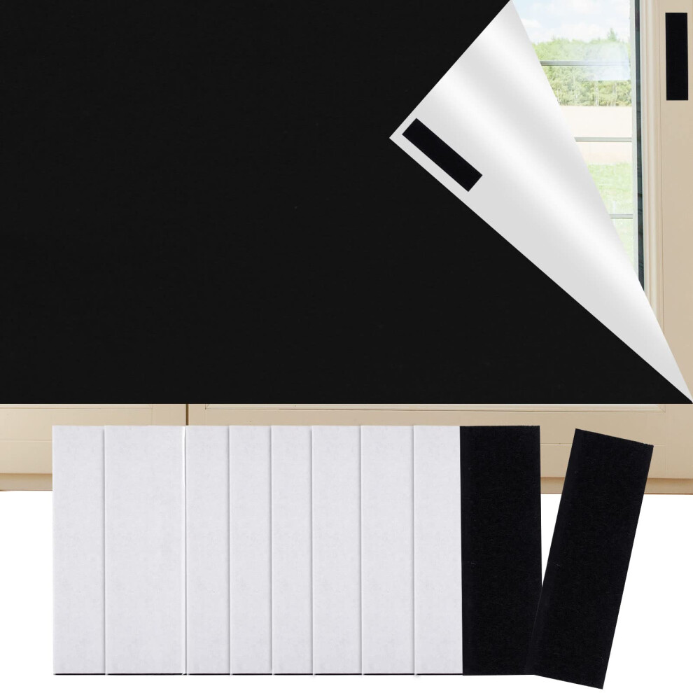 Behahai Portable 150*200Cm No Drill Blinds Blackout Material Temporary Stick On Window Self Adhesive Fasteners For Nursery Bedroom And Travel