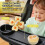 Yeqqzq Baby Stroller Snack Tray with Cup Holder Universal Stroller Foo 2