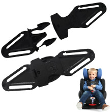 2 PCS Anti Escape Car Seat Strap | Safety Clip for Child Seat Belt Harness | Universal Fit for Car Seats, Pushchairs, High Chairs | Easy to Install &