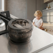 Solvio Gas Hob Knob Covers for Child Safety 8 Pack Universal Oven Lock