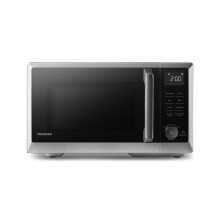 TOSHIBA Air Fry Combo 5-In-1 26L Countertop Microwave Oven, Broil, Bake, Combi, 10 Power Levels, 10 Auto Cooking Presets, Easy Defrost, Black, 900W,