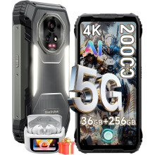 (12GB 256GB, Black) Blackview XPLORE 2 5G Rugged Phone,6.73"AMOLED,20000mAh,36(12+24)GB 256GB