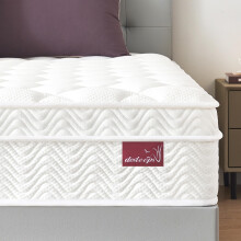 dosleeps Double Mattress 4FT6 | 10.6 Inch Memory Foam & Pocket Sprung | 9-Zone Orthopedic Support,Medium Firm,Edge Support,Motion Isolation