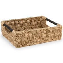 Woodluv Storage Baskets, Storage Baskets for Shelves, Nesting Storage Box Organiser | Shelf Hamper Organiser for Bathroom, Bedroom