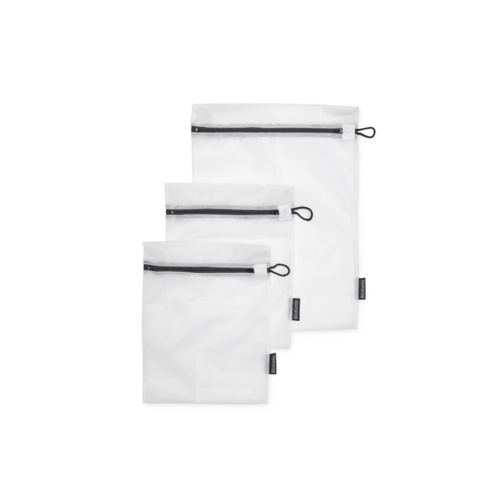 Brabantia - Washing Bags - Protective Mesh Laundry Bag - For Your Delicates - Easy To Use Zipper - Special Pull-Tab Cover - Laundry Essentials - Set