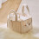 CuddleCo Nappy Caddy  Quilted Nappy Caddy Organiser with 3 Spacious In 3
