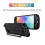 TPU Protective Shell for  2 Handheld Game Console Case Shockproof Back Cover with Kickstand Game Accessories Black 6