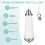 QILUCKY Ceramic Bathroom Light Pull Cord With 150cm Extension Cord And Connector 2