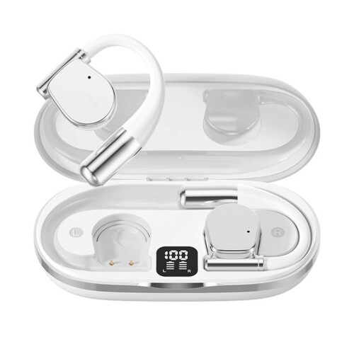 M111  Translator Headset 144-Language AI Translation Earbuds Wireless -Ear Translator Device White 1