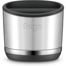 Sage - the Knock Box 10 - for Easy & Mess-Free Disposal of Coffee Pucks - Stores up to 10 Espresso Pucks, Brushed Stainless Steel