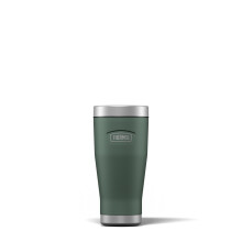Thermos - Icon Rock Cap Green Travel Tumbler (470ml), Reusable Insulated Stainless Steel Coffee Cup for Hot or Cold Drinks, Vacuum Sealed Water Flask