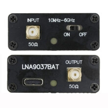 LNA9037BAT 10k-6GHz Full Band Radio Low Noise Amplifier Rechargeable 9037BAT-LNA RF Signal Amplifiers