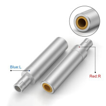 Headphone Converter Dual 3.5mm Female Jack Earbuds Adapter for HD800 HD800S HD820 Dharma/D1000 Audio Adapter