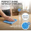 MagicWipe Magic Cleaning Cloth - 5 Pack 30x40cm Thickened Microfiber Cloth for 4