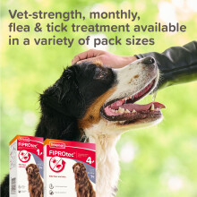 Beaphar - FIPROtec Spot-On Flea & Tick Treatment for Extra Large Dogs 40-60kg –