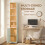 Homcom HOMCOM Bookcase Adjustable Shelf 6-Tier Light Green 4