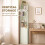 Homcom HOMCOM Bookcase Adjustable Shelf 6-Tier Light Green 5