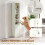 Homcom HOMCOM Bookcase Adjustable Shelf 6-Tier Light Green 7