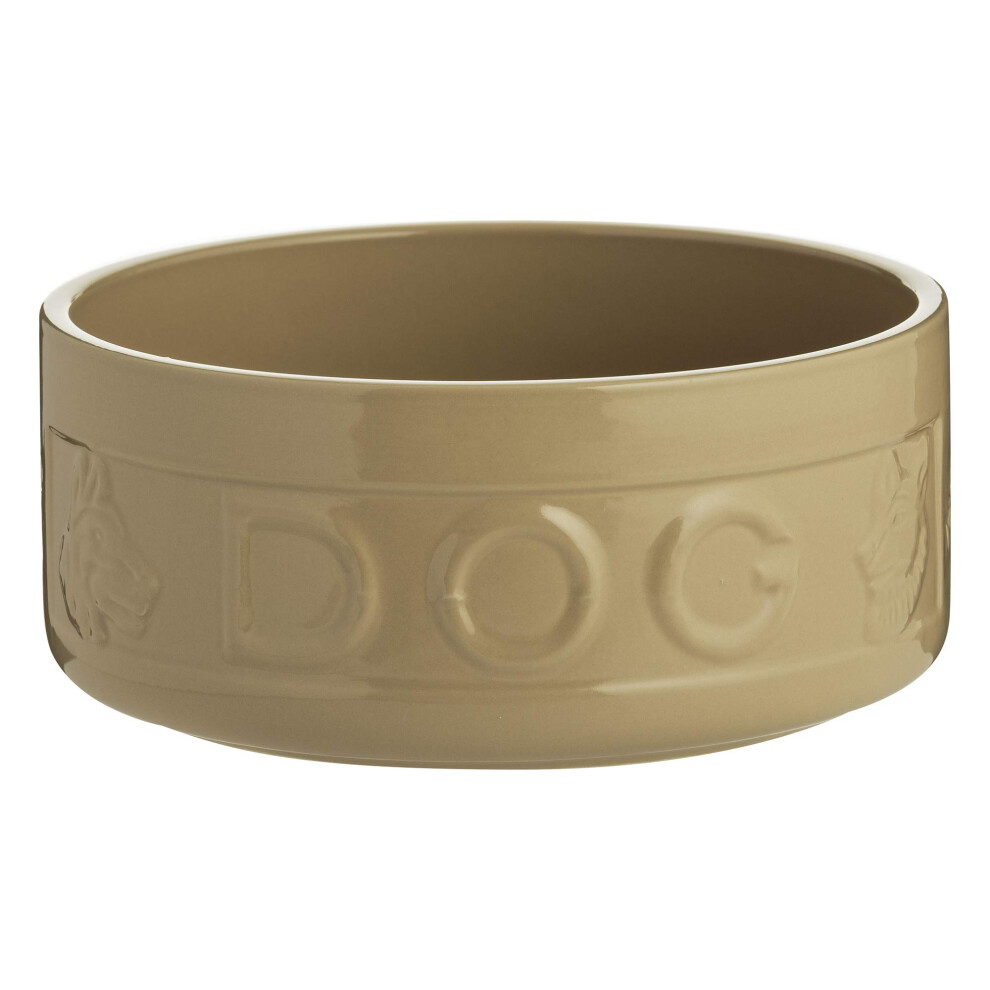 Mason Cash Cane Dog Bowl 20Cm Large Stoneware Pet Bowl, 1.6 Litre Capacity, Clas