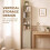 Homcom HOMCOM Bookcase Adjustable Shelf 6-Tier Oak Wood Effect 4