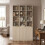 Homcom HOMCOM Bookcase Adjustable Shelf 6-Tier Oak Wood Effect 7