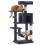 FEANDREA Feandrea Cat Tree Tower, 112 cm Multi-Level Plush Cat Condo with 4 Scratching Po 1