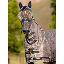 LeMieux Horse Armour Shield Fly Mask in Navy with Soft Bamboo Lining - UV Protec