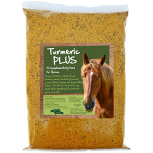 Horse Herbs Turmeric PLUS 1kg Bag | Natural Feed Supplement for Horses & Ponies, Black Pepper, Micronised Linseed, Equine Care, Pony Boost