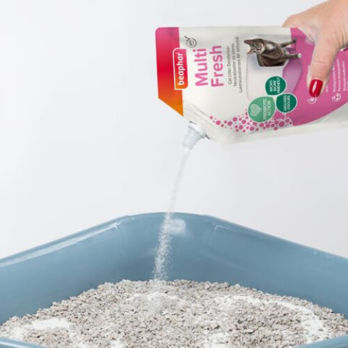 Beaphar Beaphar - Multi Fresh Cat Litter Deodoriser Orchid 400g - Urine Encapsulation Te 1