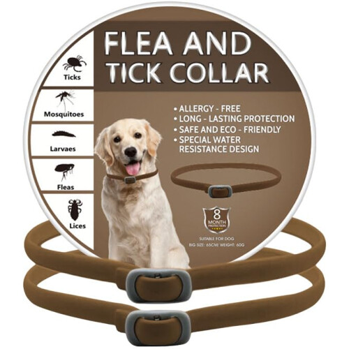2 PCs Dog Collars, Adjustable Collar for Dogs Waterproof Soft Comfortable Collar