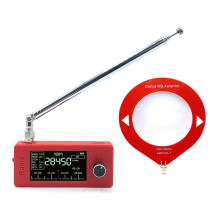 Nowe 0,5--108mhz Kieszonkowe Radio SI4732, Odbiornik, Miniaturowe Radio, Antena Teleskopowa ESP32-S3 LSB SW MW VHF Kieszonkowe Radio