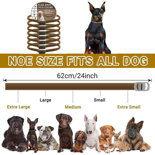 2 PCs Dog Collars, Adjustable Collar for Dogs Waterproof Soft Comfortable Collar 2