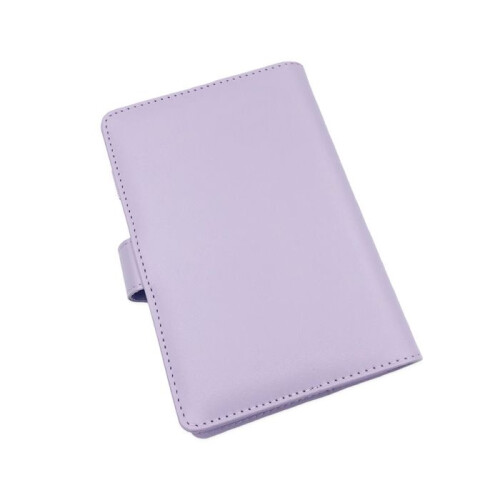 INF A6 Ring Binder with 12 Plastic Pockets, Purple 2