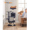 FEANDREA Feandrea Cat Tree Tower, 112 cm Multi-Level Plush Cat Condo with 4 Scratching Po 2