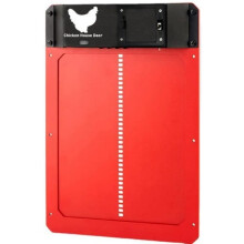 Automatische Hühnerstalltür – Neu – Wasserdicht – Lichtsensor – 35 x 24 cm – ABS