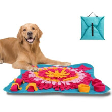 Tappetino olfattivo per cani Nobleza, lavabile, per l'addestramento all'olfatto, per un'alimentazione lenta, un giocattolo intelligente