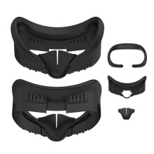 Face cover for Meta Quest 3 VR headset, washable replacement mask ABS + PU