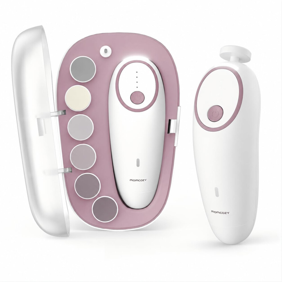 Momcozy Baby Nail File Electric, Rechargeable Baby Nail Clipper, Gentle Baby Nai