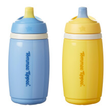 Tommee Tippee Insulated Active Spout Cup, 266ml, Non-Spill Water Bottle for Todd