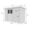 11 x 4 Pent Shed Tanalised (Double Door, With Windows) 4
