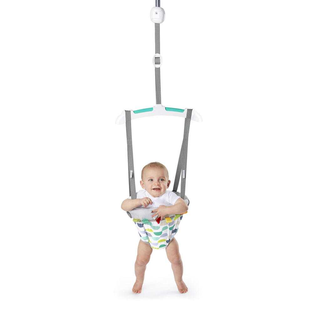Photos - Bottle Teat / Pacifier Bright Starts , Door Jumper & Bouncer - Playful Parade with Padded Seat & Taggie 