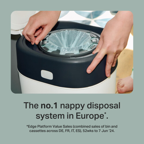 Tommee Tippee Tommee Tippee Twist and Click Advanced Nappy Bin Original Refill Cassettes, Excl 2