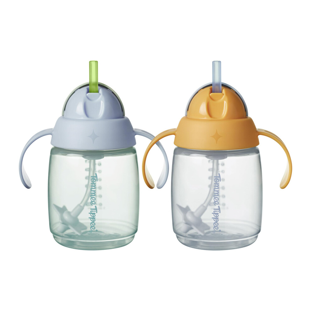 Tommee Tippee Trainer Straw Cup, 240Ml, Easy Transition Toddler Cup For 6 Months