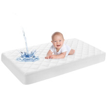 Yoofoss Travel Cot Mattress Protector Waterproof 65 x 95 cm Fitted Breathable &