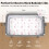 FIEMOL Next to Me Crib Sheets 85x51cm Fitted, 3 Pack Baby Cot Sheets, Ultral Sof 2