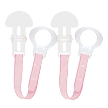 MAM Dummy Clip | 2 Pack | Baby Soother Clips Fit All MAM Soothers | Adjustable L
