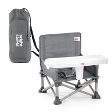 Bright Starts Pop 'N Sit Portable Booster, Indoor/Outdoor Use, Floor Seat with F