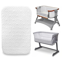 Crescent Textile Next to Me Bedside Crib Mattress Compatible to Fit Baby & Toddl
